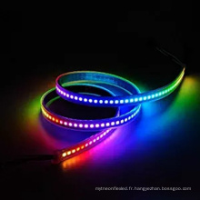 WS2812B 144 leds / pixels / m noir PCB étanche IP67 individuel adressable polychrome led bande de couleur Dream Color 3.2FT 1 m